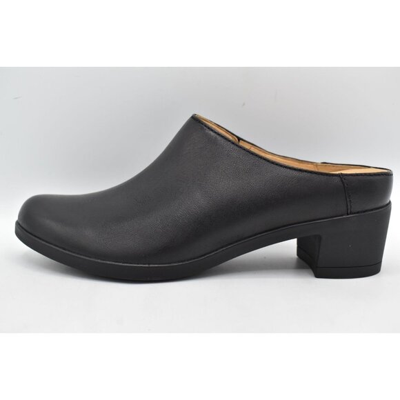 Dankso EU 38 US 7.5-8 Carrie Burnished Black Nubuck Slip On Clogs Shoes - Picture 9 of 16
